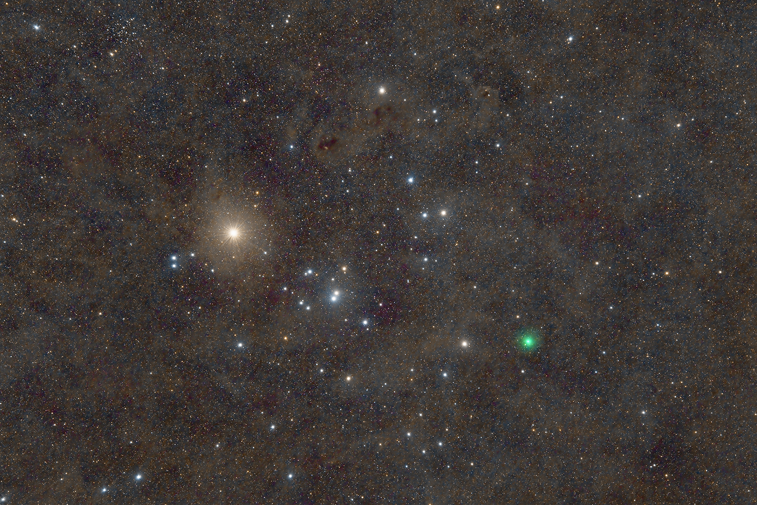 Hyades and Comet